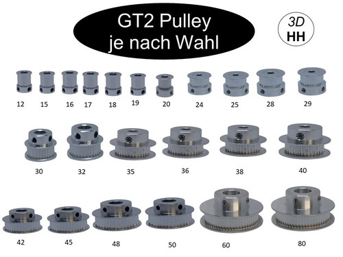 6mm gt2 zahnrad pulley ritzel - gt2,