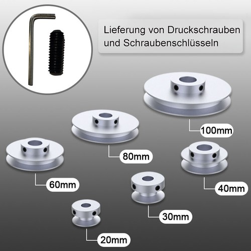 ø20mm 100mm aluminum - Ø20mm-100mm,